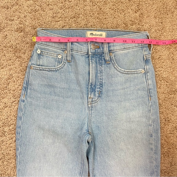 Madewell The Perfect Vintage High Rise Tapered Leg Jeans in Fiore Wash Size 23 - Picture 11 of 15
